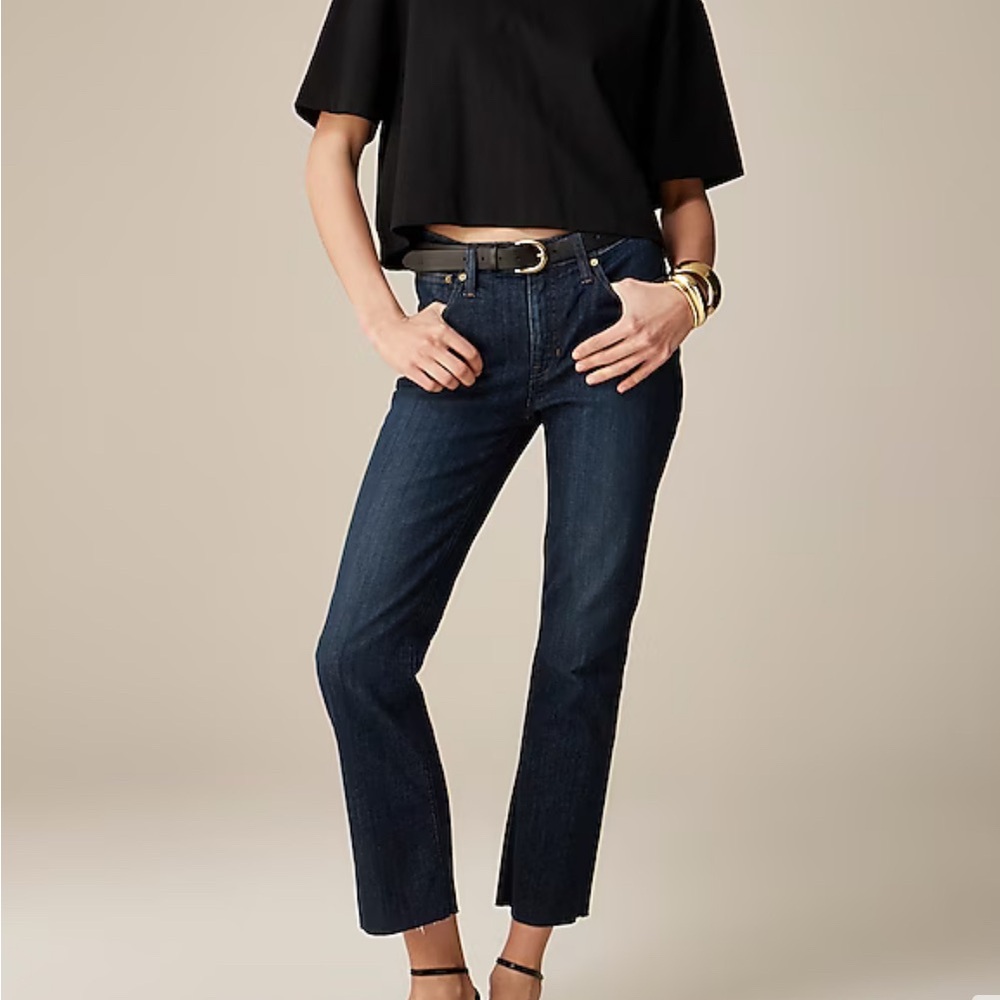 J Crew Demi Boot Crop Jeans